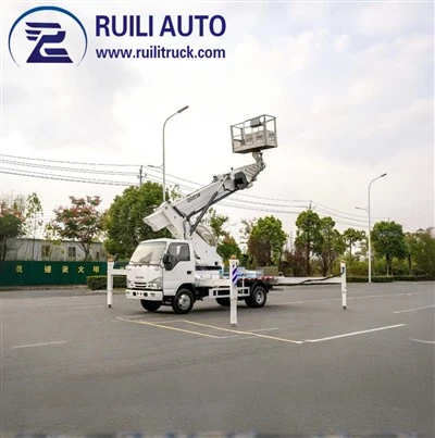 ISUZU 30m Camión de plataforma aérea para trabajo de electricidad